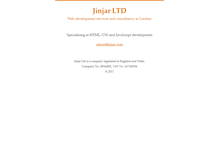 Tablet Screenshot of jinjar.com